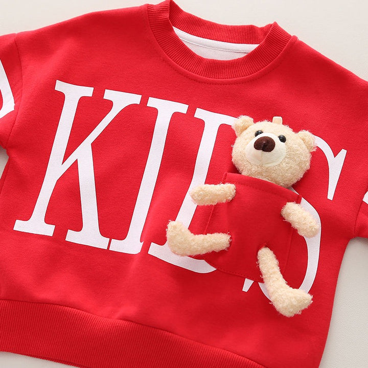 Boys Full Sleeves Impored Cord Set [3K-6483] [2 - 6Years]