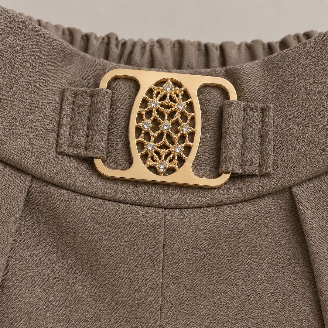 Girls Camel Korean Pant [ONLY PANT] [GJ-4D-3488] (4-12Years)