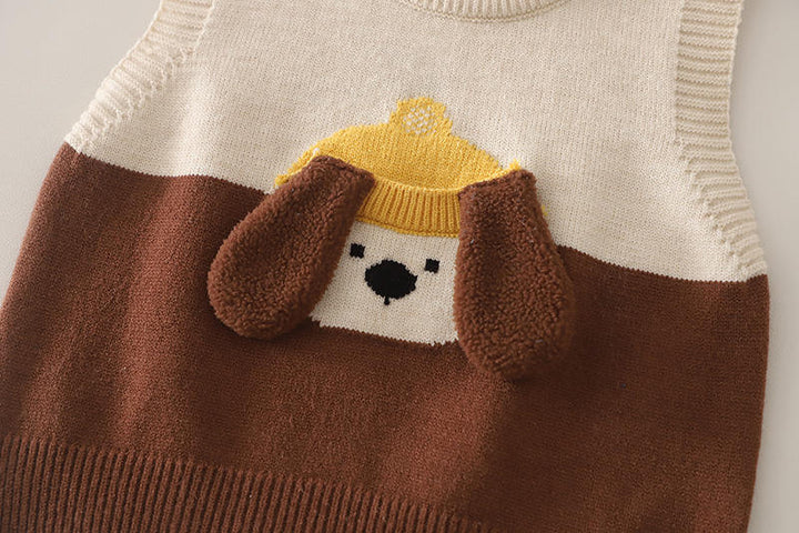 Boys Imported 3 Piece Brown Cord Set [BT-L-0332] [1-6Years]