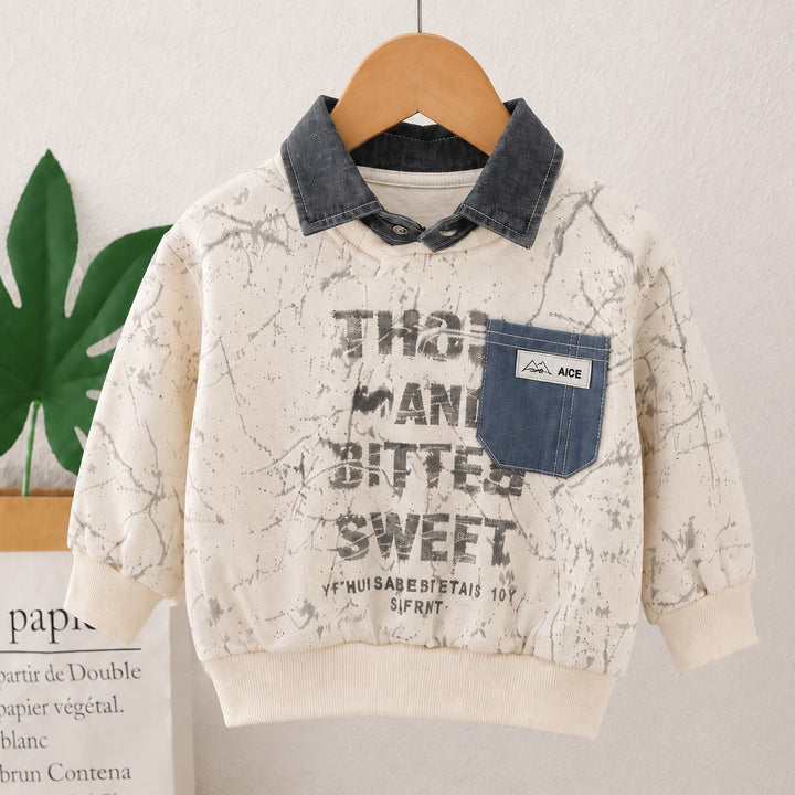 Boys Imported Cream Cord Set [BT -3541] [1-6 Years]