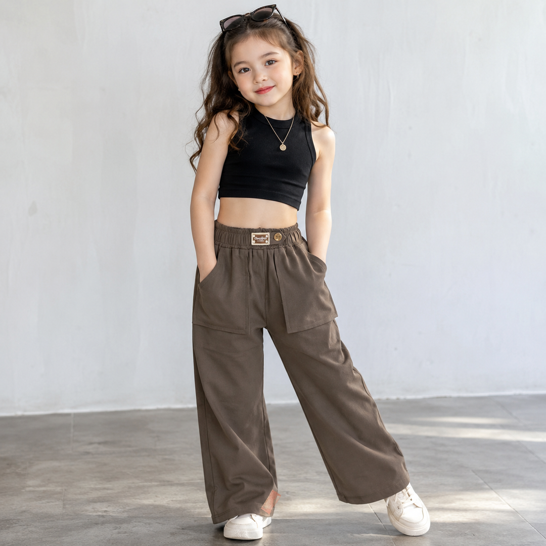 Girls Desert Korean Pant [ONLY PANT] [GJ-4D-4987] (4-12Years)