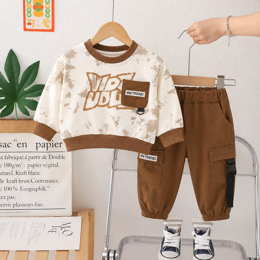 Boys Imported Brown Cord Set [BT -5845] [1-6 Years]