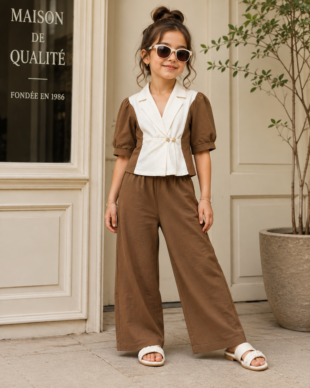 Girls Partywear Co-Ord Set [GCS-6J-6321] (4-12 Years)