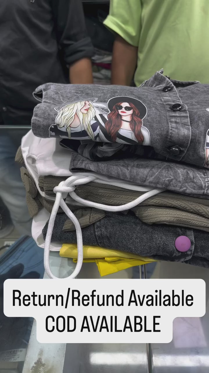 Girl's Casual Bow Co-Ord Set [GCS-6472] (4-12 Years)