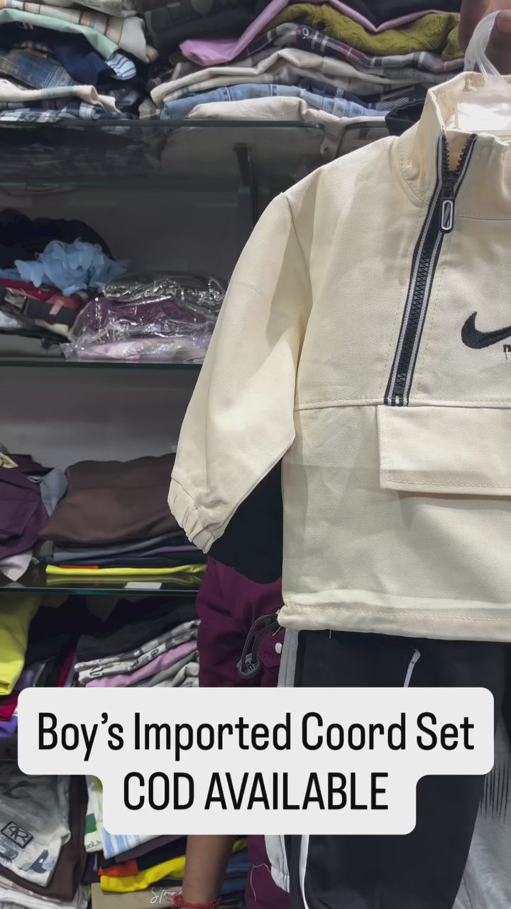 Boys Imported Co-Ord Set [BT-6353] [1 - 5 Years]