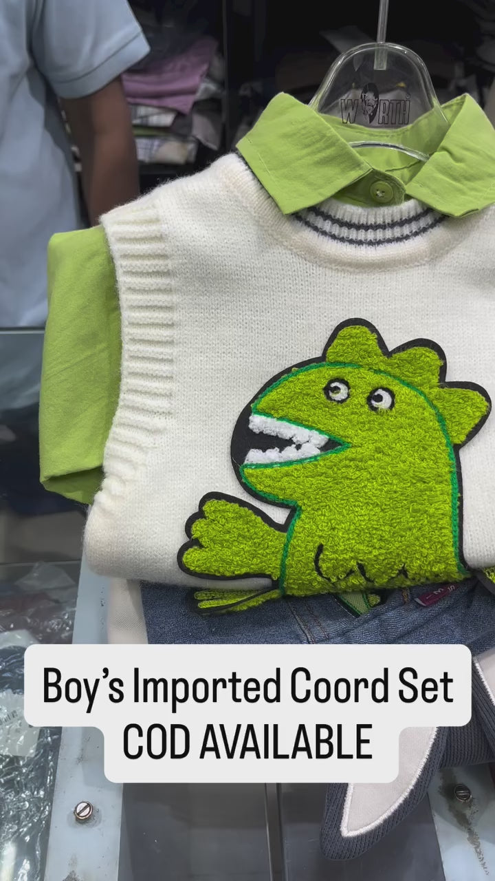 Boys Imported Cord Set [BT-6325] [1 - 5Years]