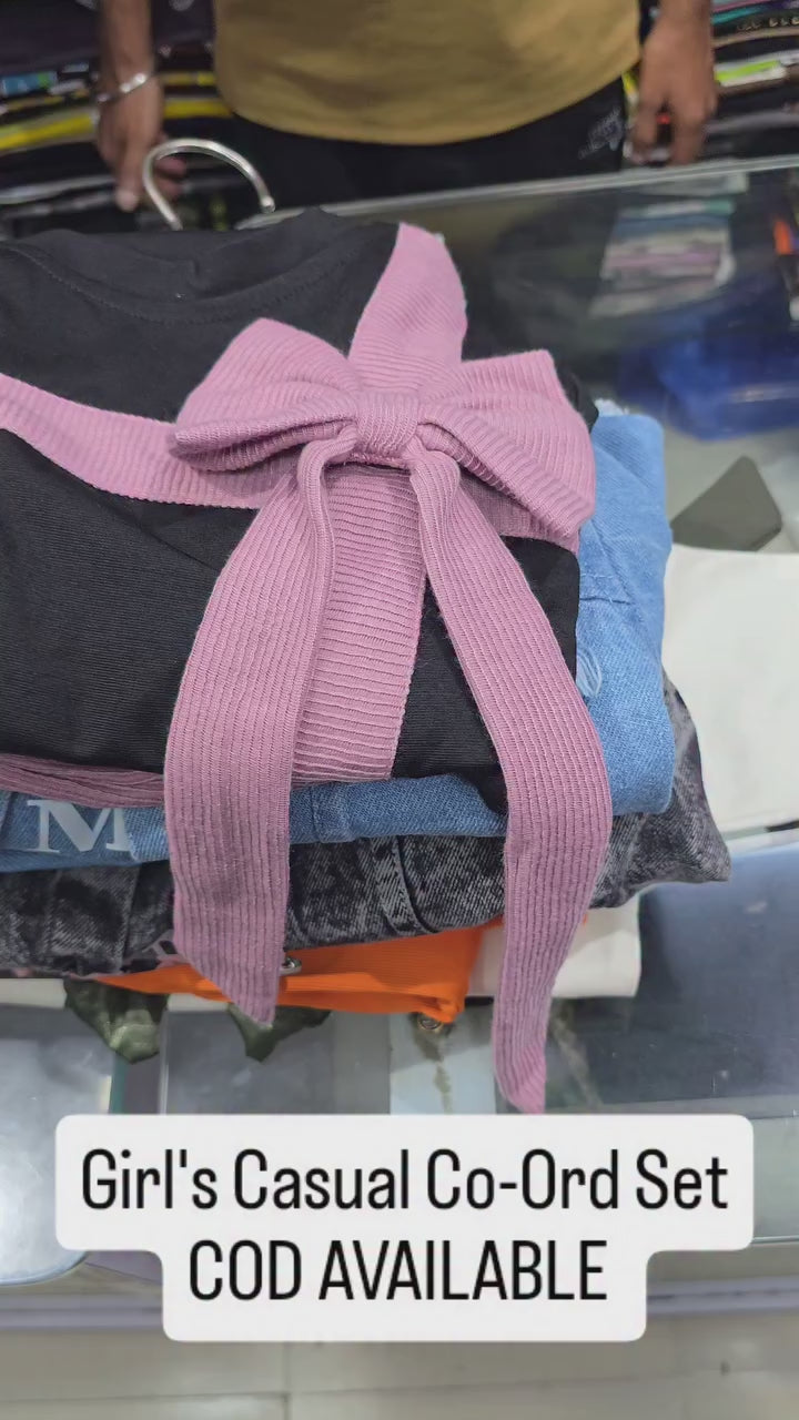 Girl's Causal Co-Ord Set [GCS-9856] (4-12 Years)