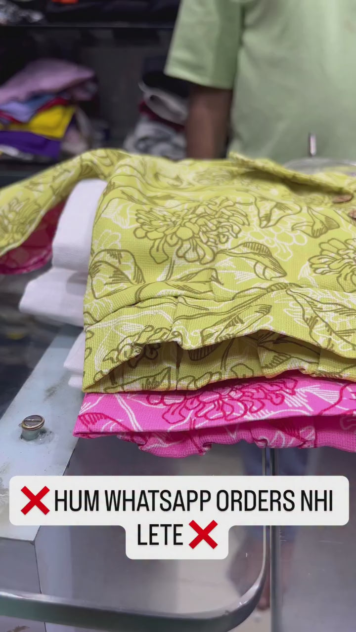 Girl's Printed Co-Ord Set [GCS-6470] (4-13 Years)