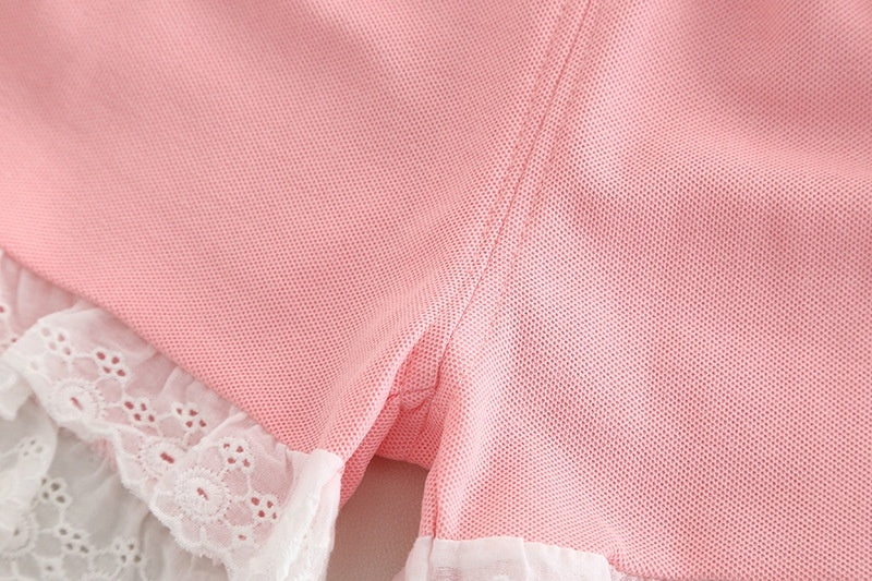 Girl's Summer Imported Pink Co-Ord Set [GCS-2027] (2-7 Years)