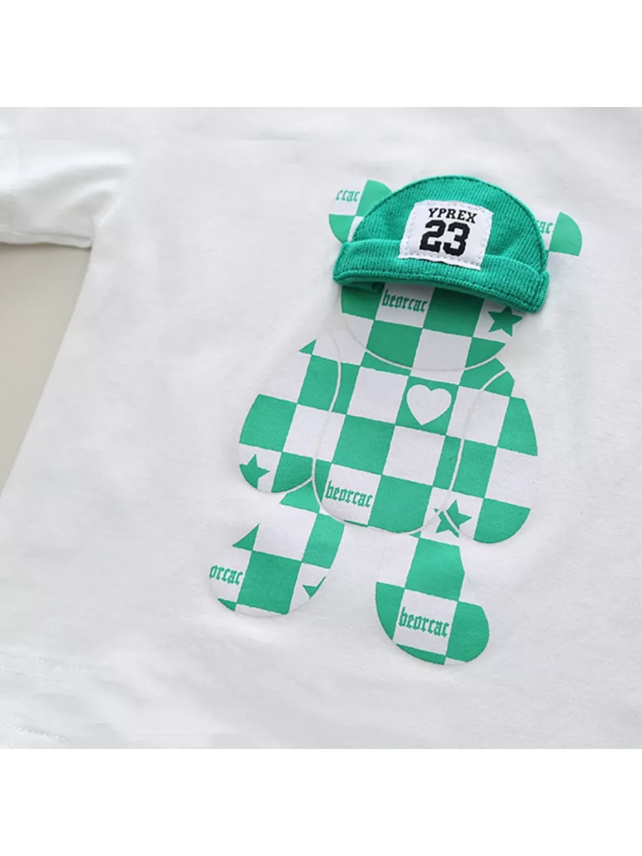 Boys White Imported Co-Ord Set [BT -2022] [1-6 Years]