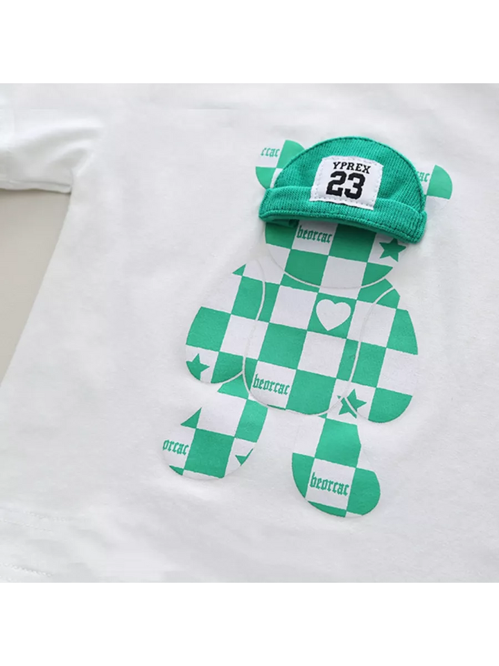 Boys White Imported Co-Ord Set [BT -2022] [1-6 Years]