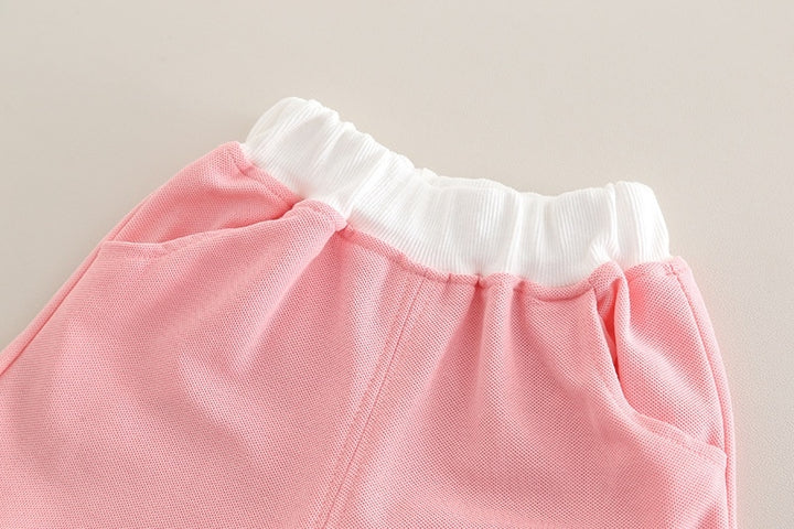 Girl's Summer Imported Pink Co-Ord Set [GCS-2027] (2-7 Years)