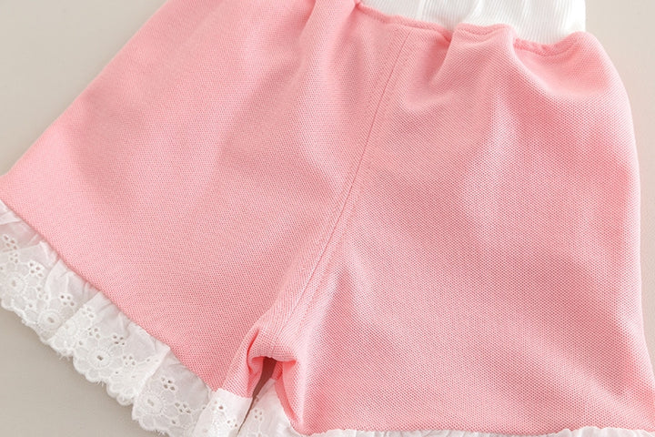Girl's Summer Imported Pink Co-Ord Set [GCS-2027] (2-7 Years)
