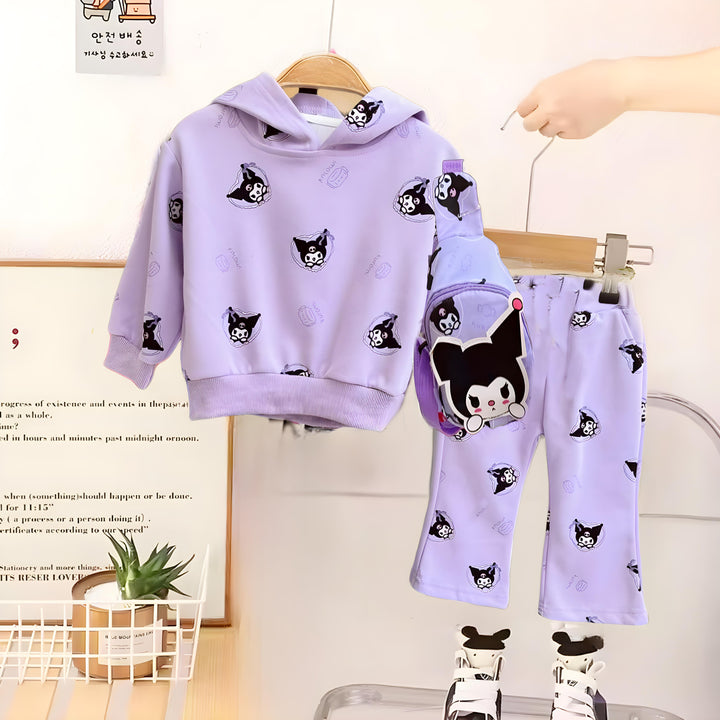 Girl's Imported Lavender Co-Ord Set [GCS-6861] (1-6 Years)