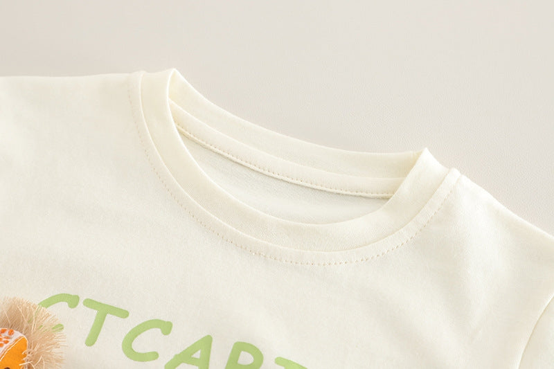 Boys White Imported Co-Ord Set [BT -2023] [2-7 Years]