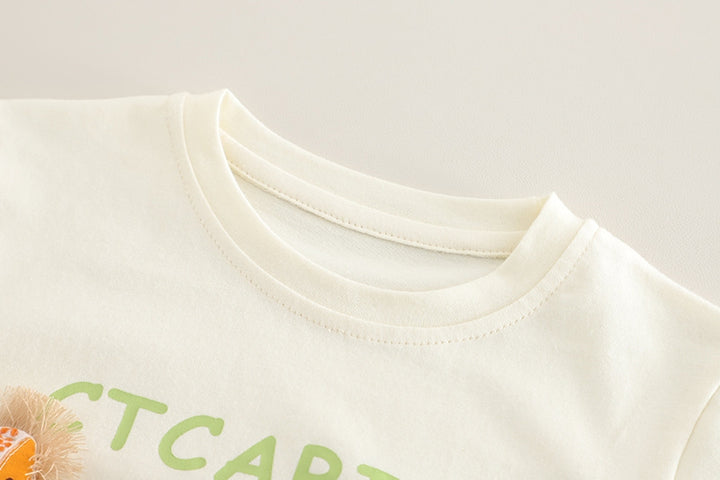 Boys White Imported Co-Ord Set [BT -2023] [2-7 Years]