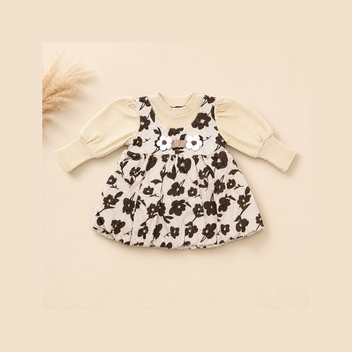 Girls Imported Mehandi Green Frock [GF-3A-4857] (9M -4Years)